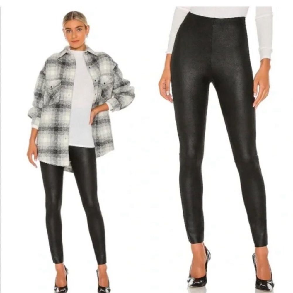 Commando faux suede leggings black